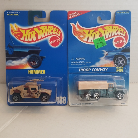 Hot Wheels Super Cannon, Hummer, Troop Convoy Qty 4 - Picture 4 of 5